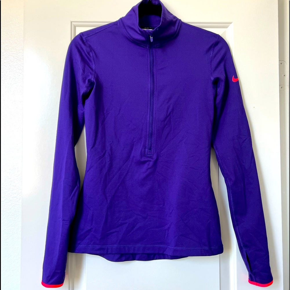 Nike Pro Dri Fit Half Zip Running Jacket